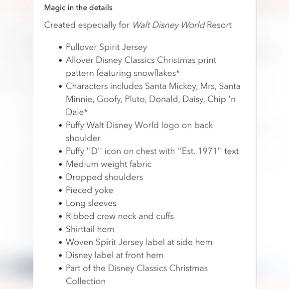 Disney Santa Mickey Mouse & Friends Holiday Spirit Jersey, NWT, Adult Unisex XXL - Picture 8 of 12